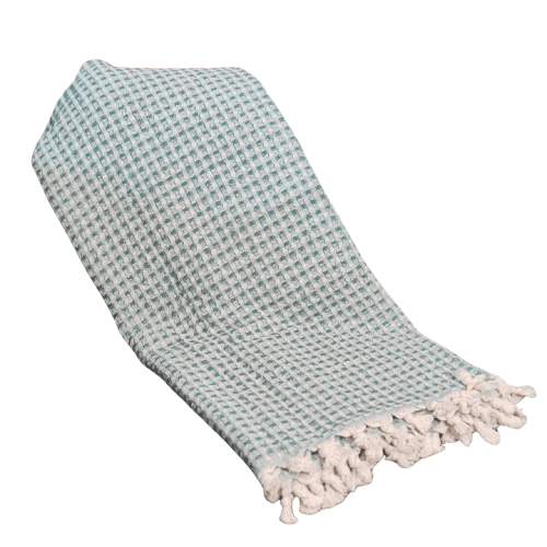 Deka WAFFLE GREEN 150x200 cm.